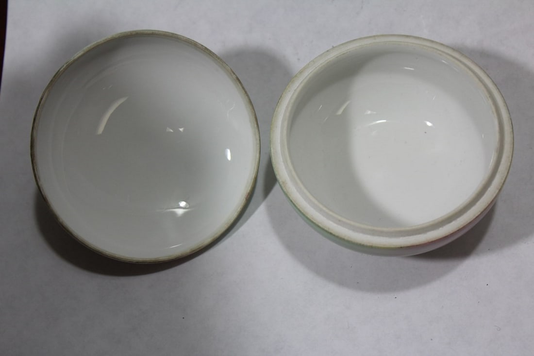 An Artist Signed Limoges Cover Bowl - 4