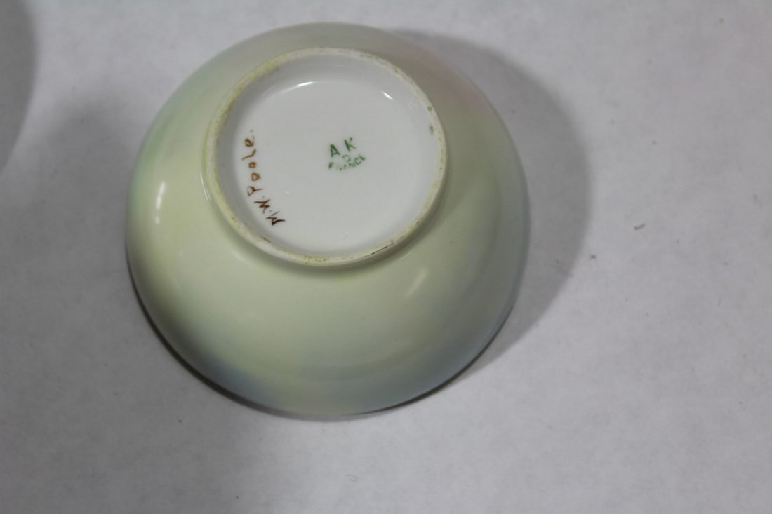 An Artist Signed Limoges Cover Bowl - 5