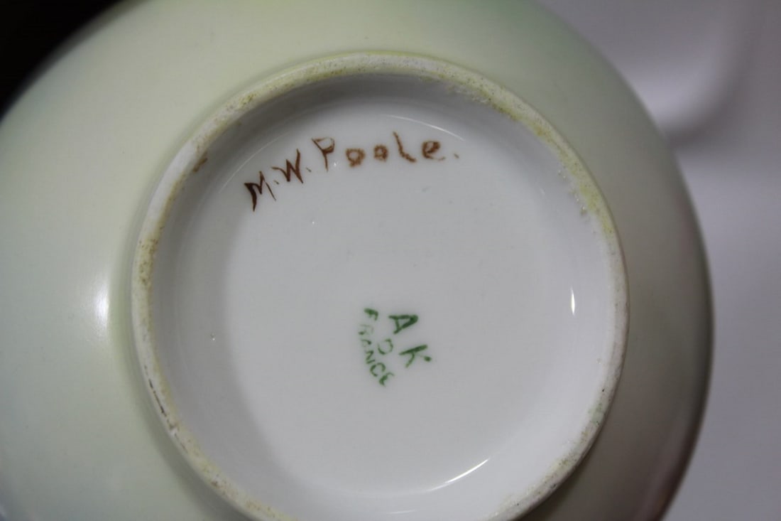 An Artist Signed Limoges Cover Bowl - 6