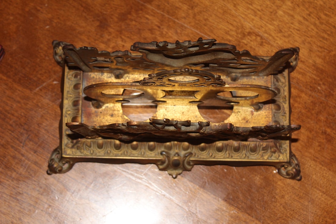 Signed Vintage Deer Stag Napkin Holder - 6
