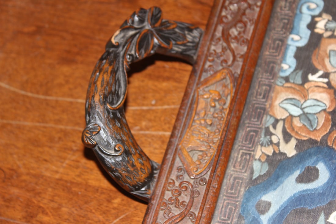Antique Chinese Rank Badge Insert - 3