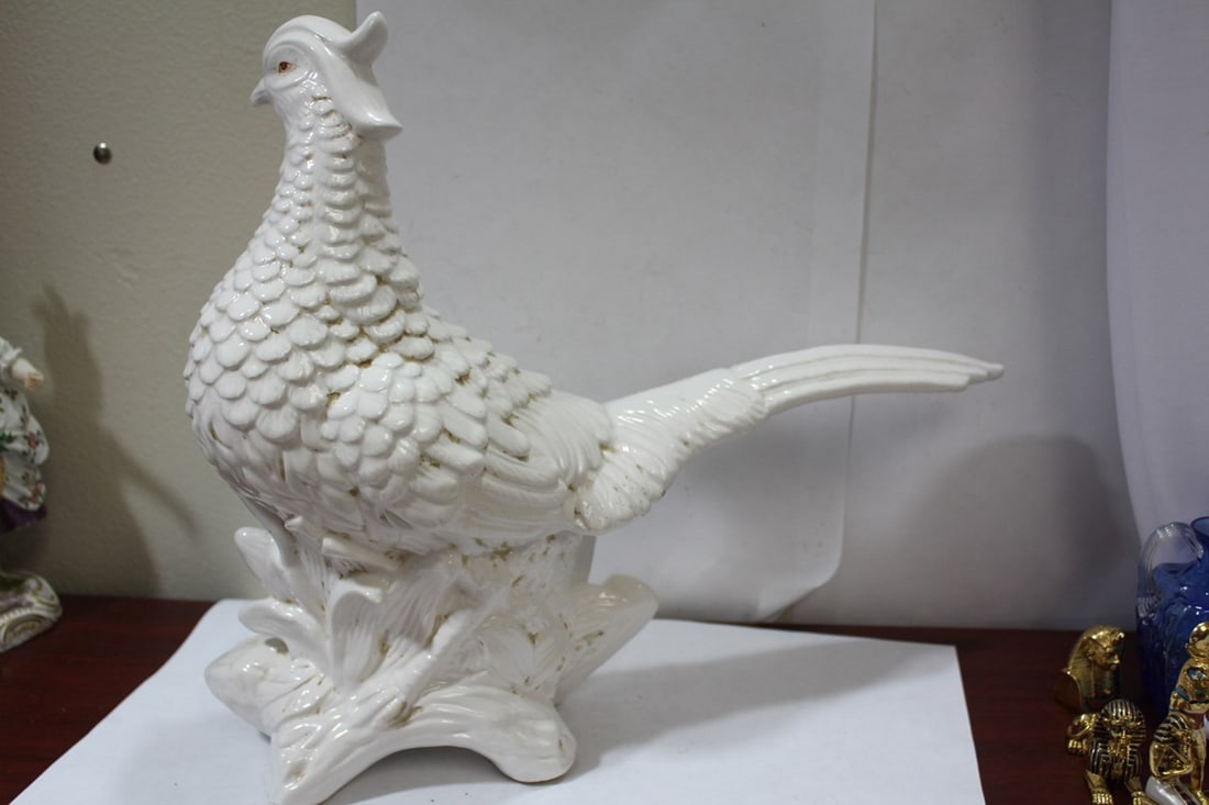 A Large Ceramic Pheasant: by Kaldun and Bogle - approximately 15 1/2" long x 13 1/2" tall