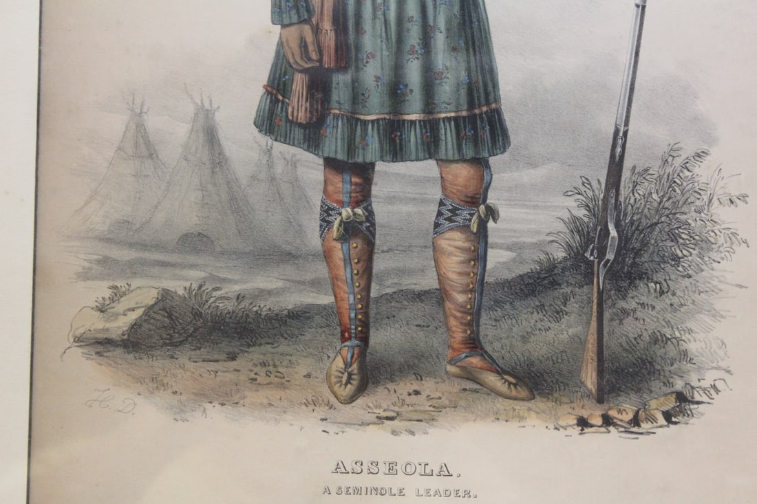 Asseola, Seminole Leader Lithograph - 7