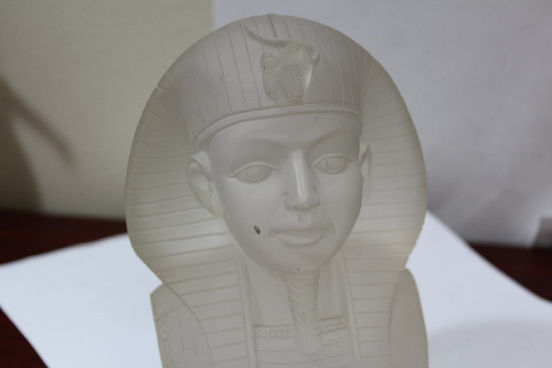 An Egyptian Lucite Bust - 7