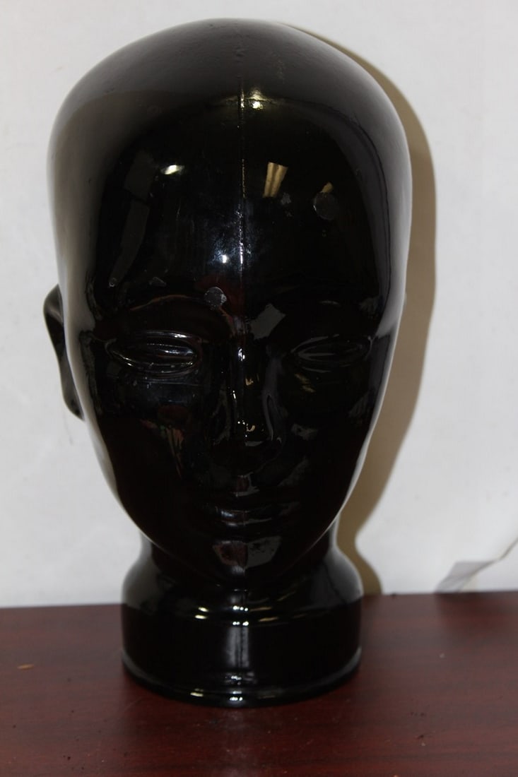 A Black Glass Bust - 2