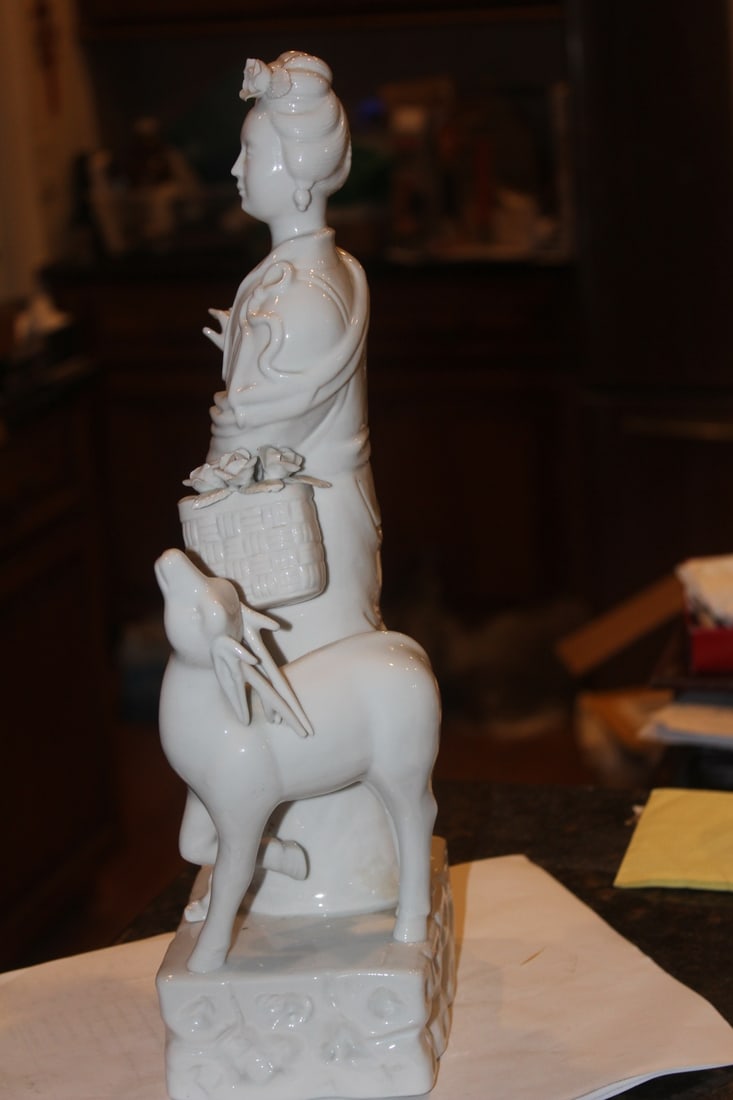 Chinese Porcelain Blanc de Chine Kwan Yin - 5