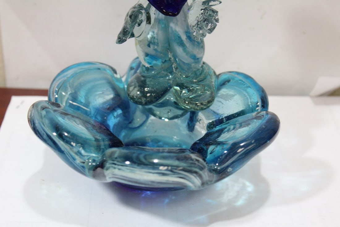 A Murano Glass Clown Ashtray - 3