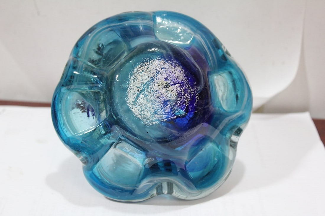 A Murano Glass Clown Ashtray - 6