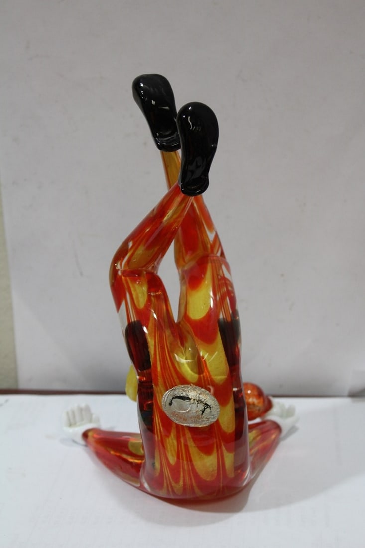 A Rare Murano Artglass Clown - 3