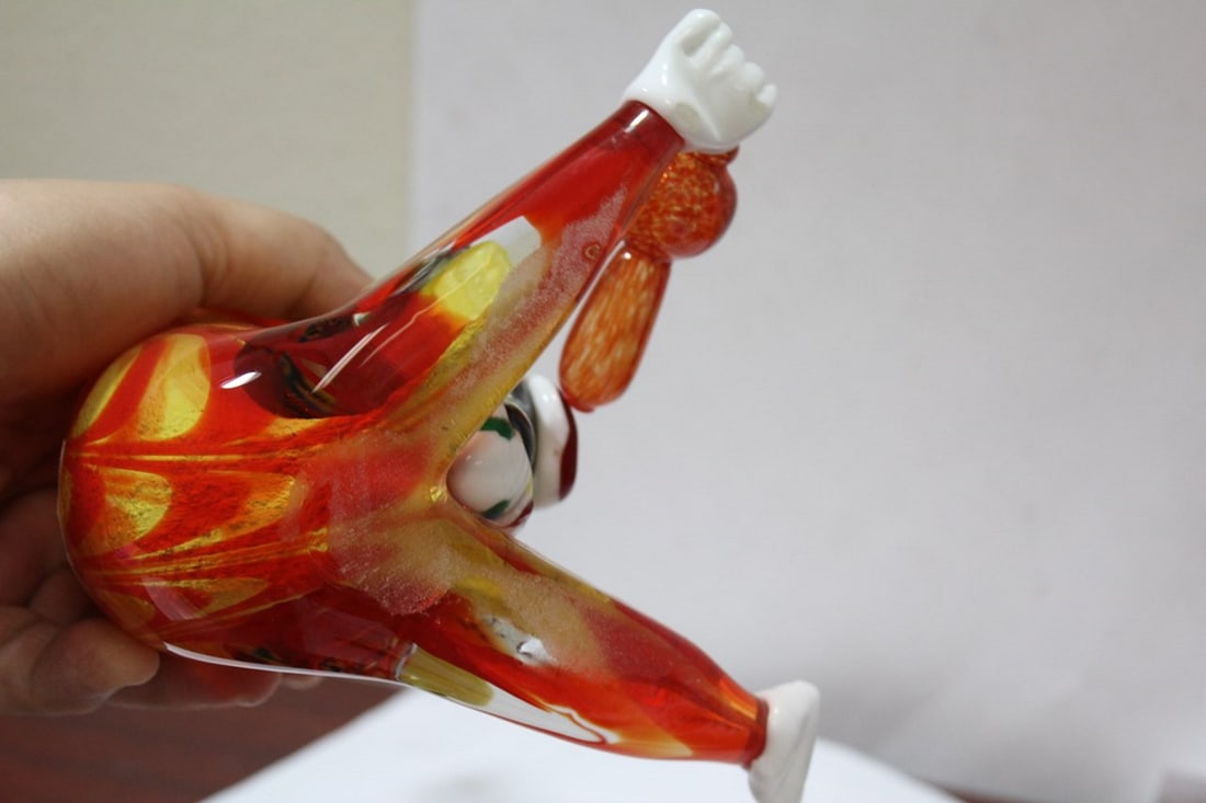 A Rare Murano Artglass Clown - 5