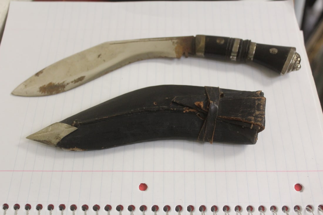Antique Indian Dagger: horn handle - please check images out for measurements