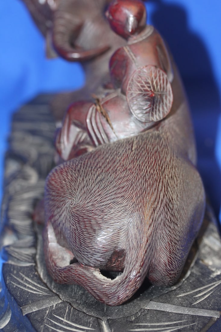 An Antique Chinese Ox with Boy Rider - 5