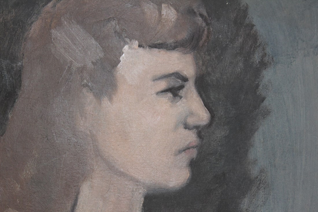 An Antique Oil on Board Painting - 2