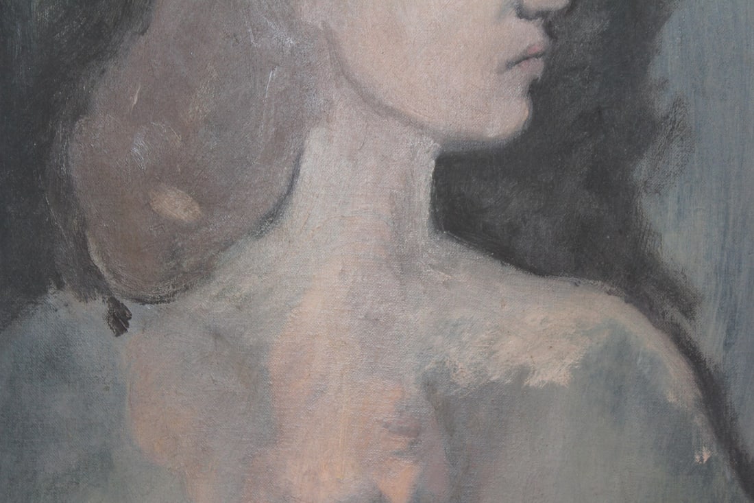An Antique Oil on Board Painting - 3