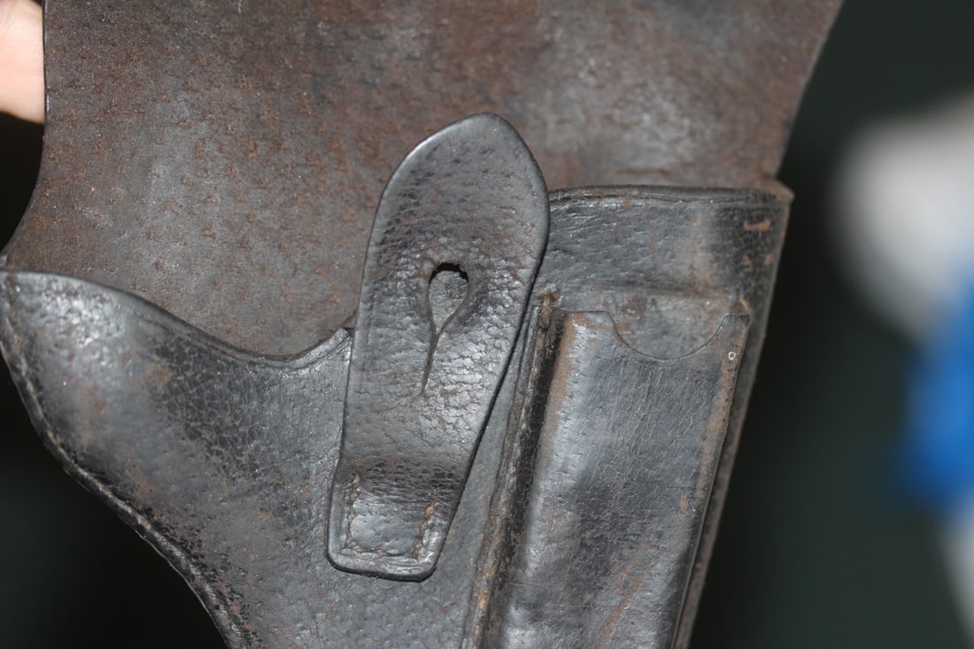 World War II German Leather Gun Holster - 3