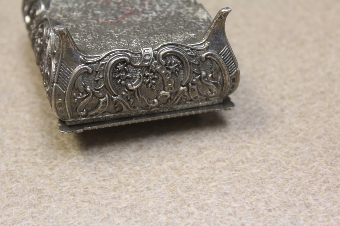 Well Carved Metal Box - 7