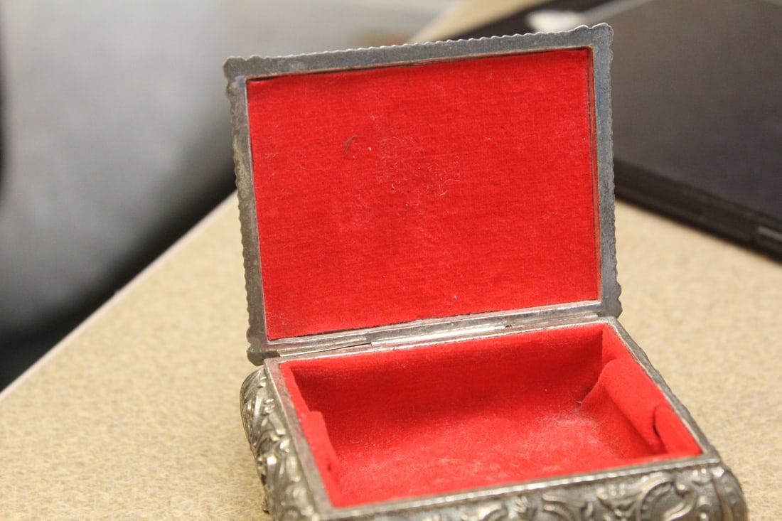 Well Carved Metal Box - 9
