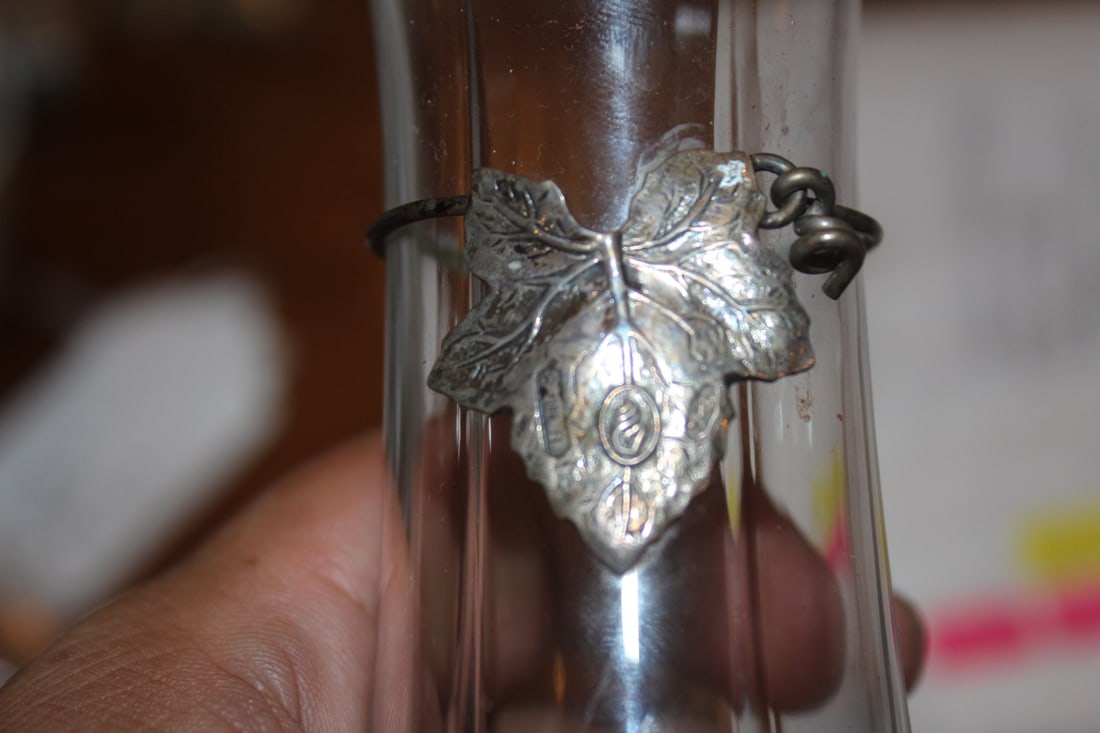 Pair of Sterling Leaf Vases - 2