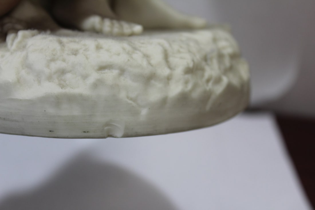 An Antique Parian Girl with Book - 11