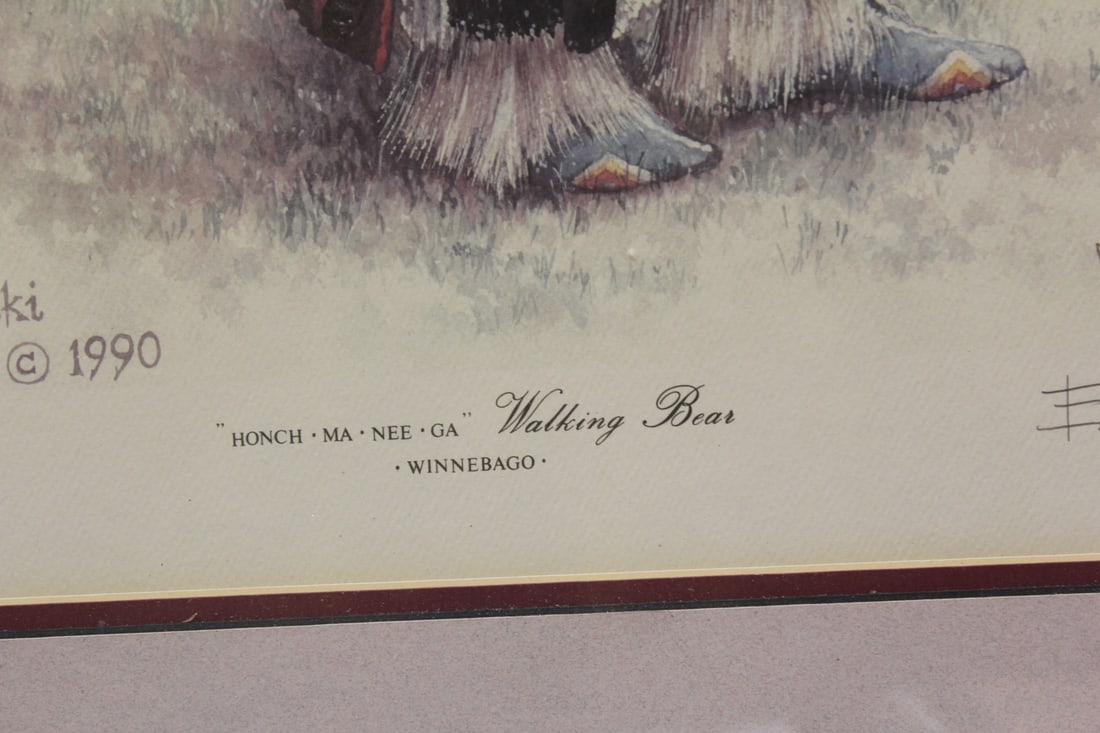 Edmund Czajkowski 1990 "Walking Bear" Lithograph - 3