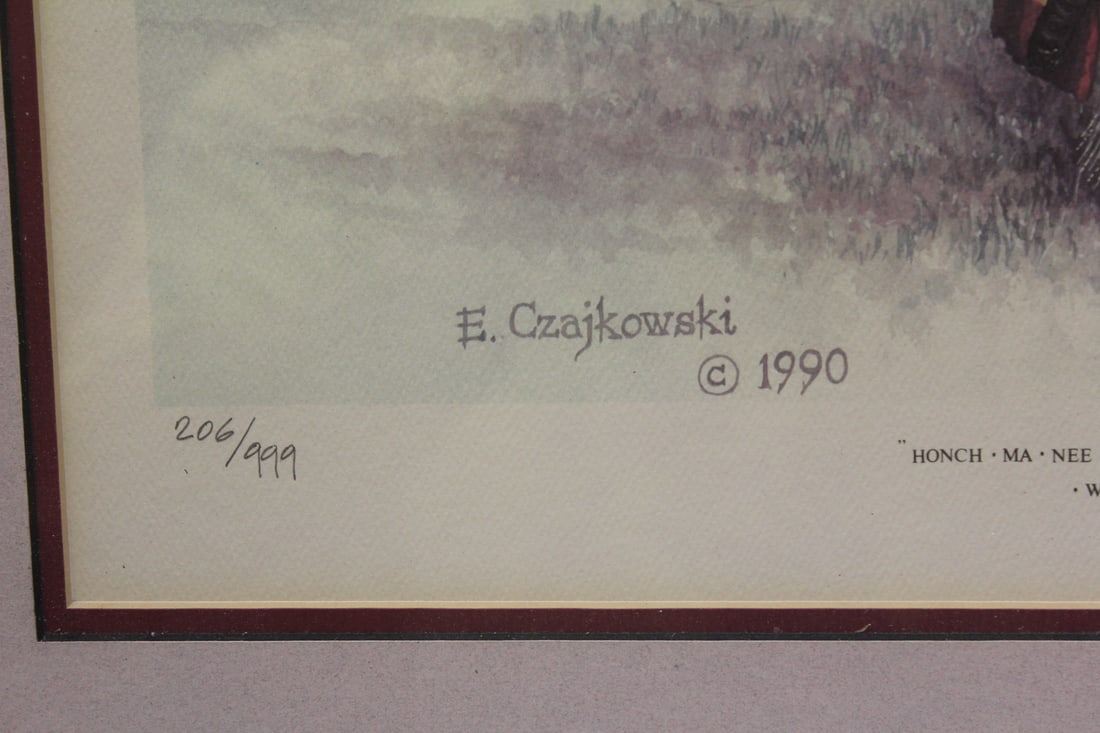 Edmund Czajkowski 1990 "Walking Bear" Lithograph - 4