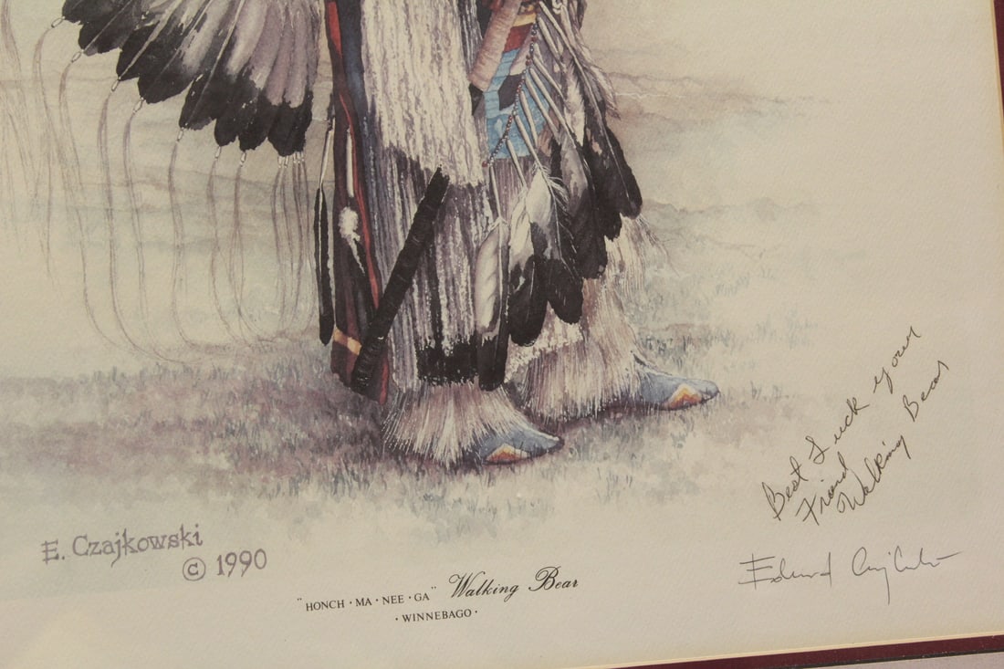 Edmund Czajkowski 1990 "Walking Bear" Lithograph - 9