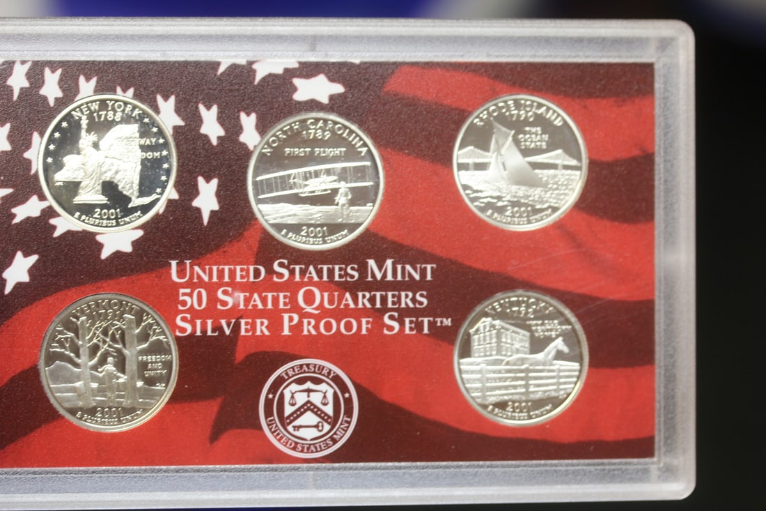 2001 US Mint Silver Proof Set - 2