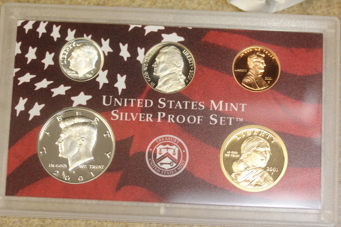 2001 US Mint Silver Proof Set - 5