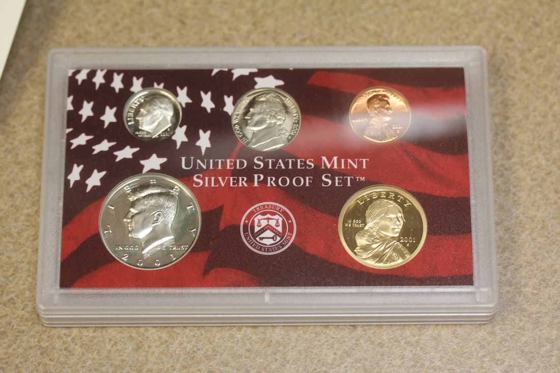 2001 US Mint Silver Proof Set - 2