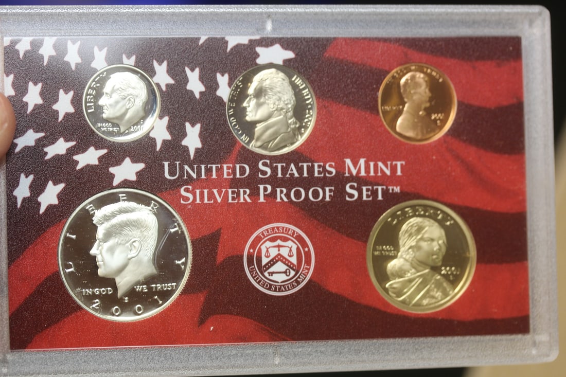 2001 US Mint Silver Proof Set - 4