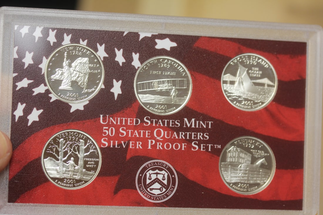 2001 US Mint Silver Proof Set - 3