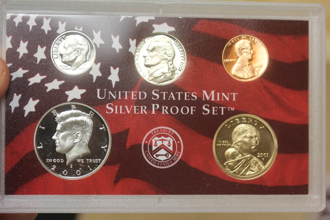 2001 US Mint Silver Proof Set - 4