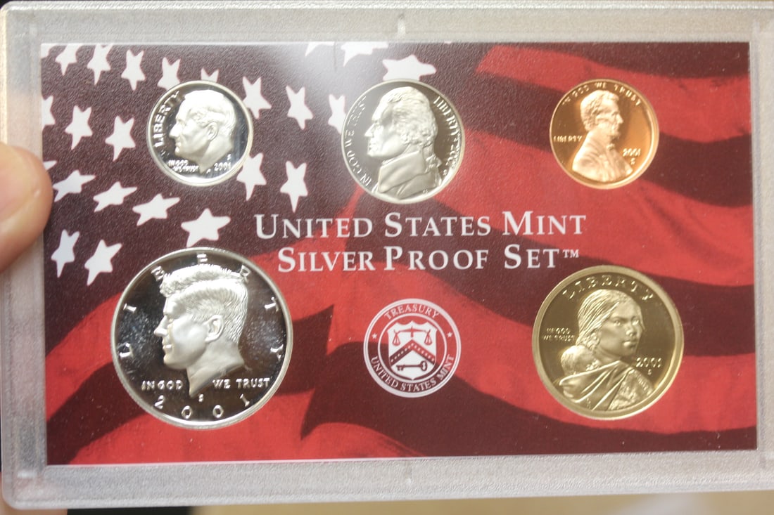 2001 US Mint Silver Proof Set - 2