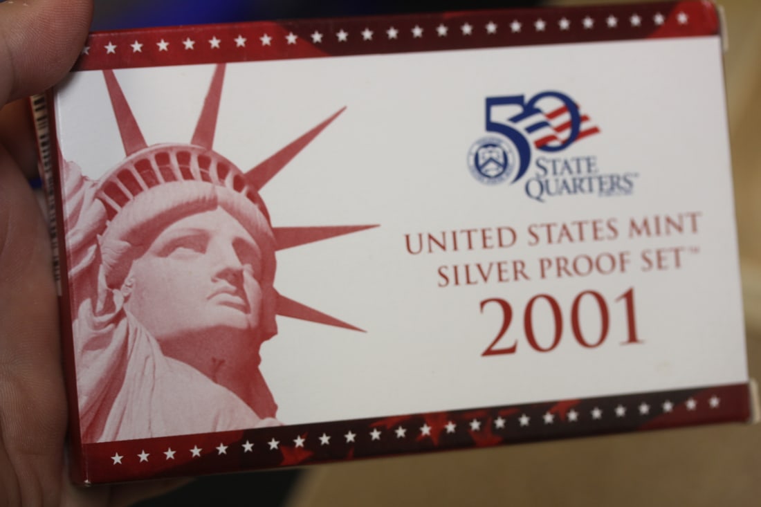2001 US Mint Silver Proof Set: as shown