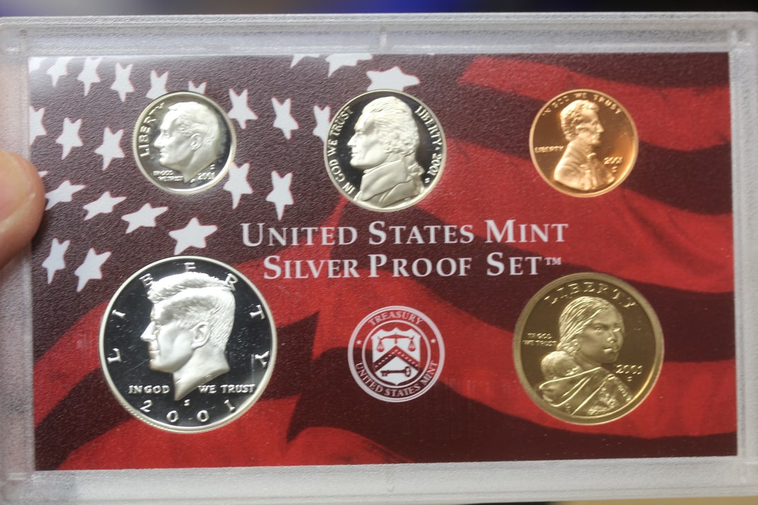 2001 US Mint Silver Proof Set - 4