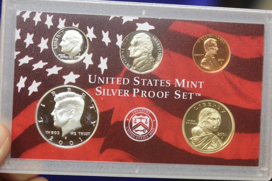 2001 US Mint Silver Proof Set - 4