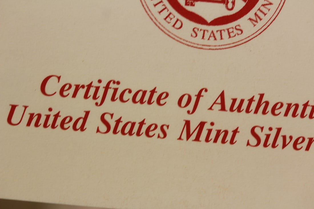 2001 US Mint Silver Proof Set - 6