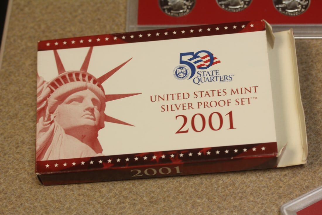 2001 US Mint Silver Proof Set - 7
