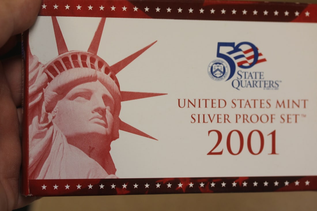 2001 US Mint Silver Proof Set: as shown
