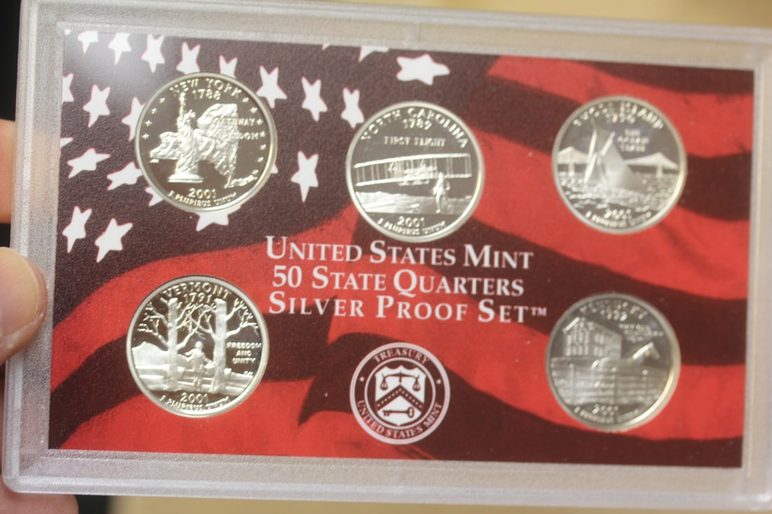 2001 US Mint Silver Proof Set - 3
