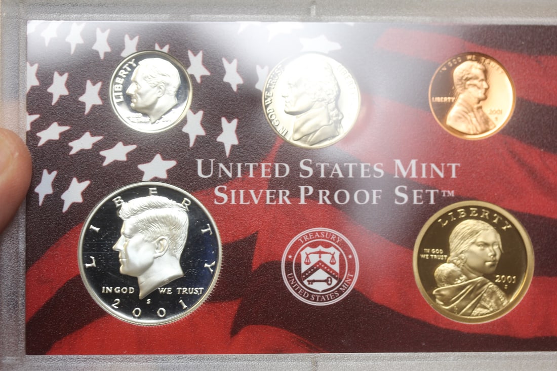 2001 US Mint Silver Proof Set - 4