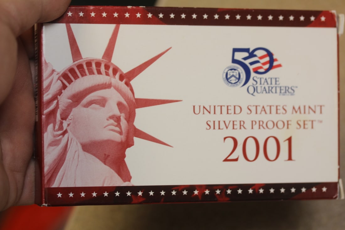 2001 US Mint Silver Proof Set: as shown