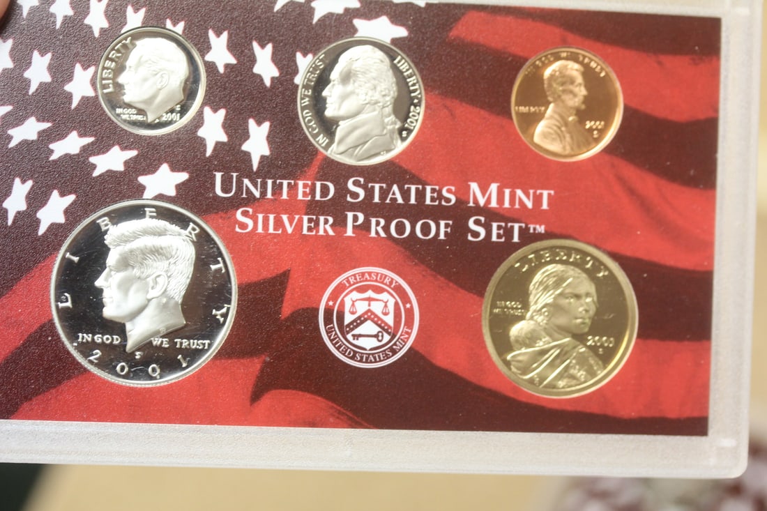2001 US Mint Silver Proof Set - 5