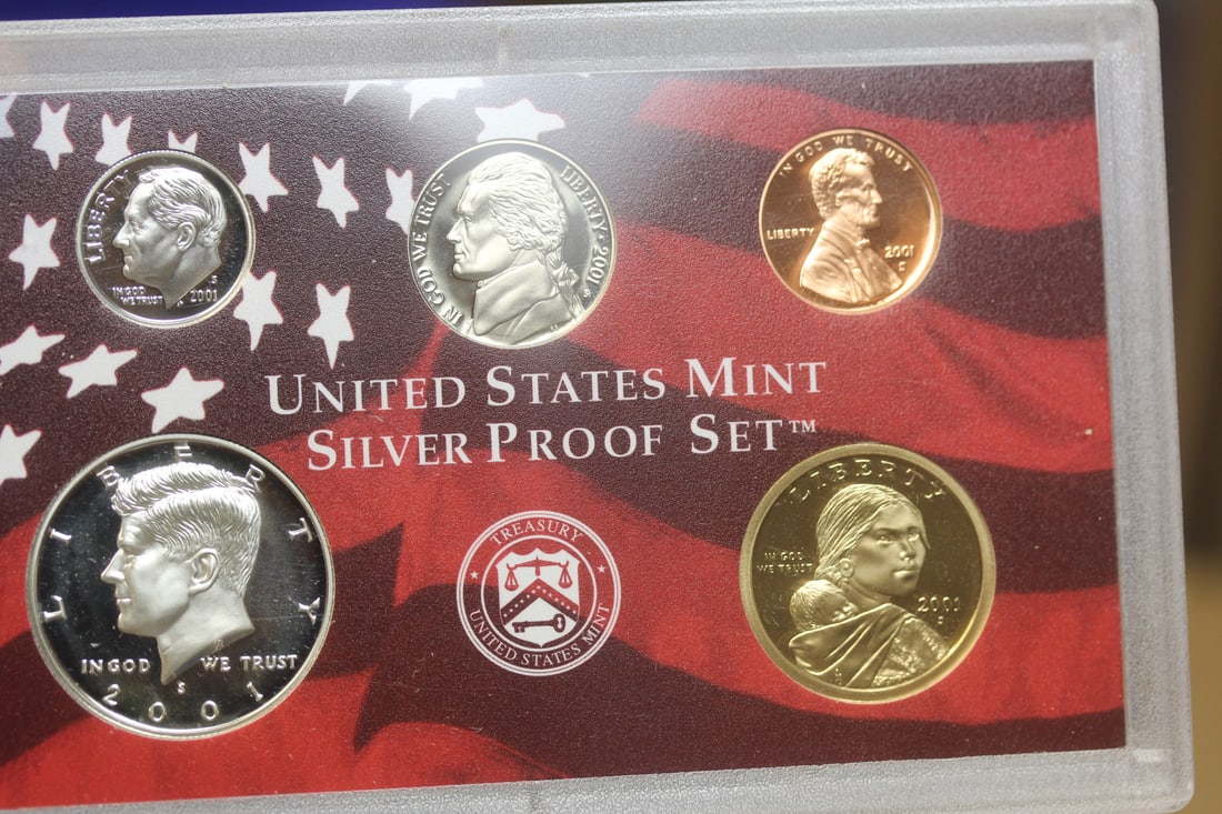 2001 US Mint Silver Proof Set - 5