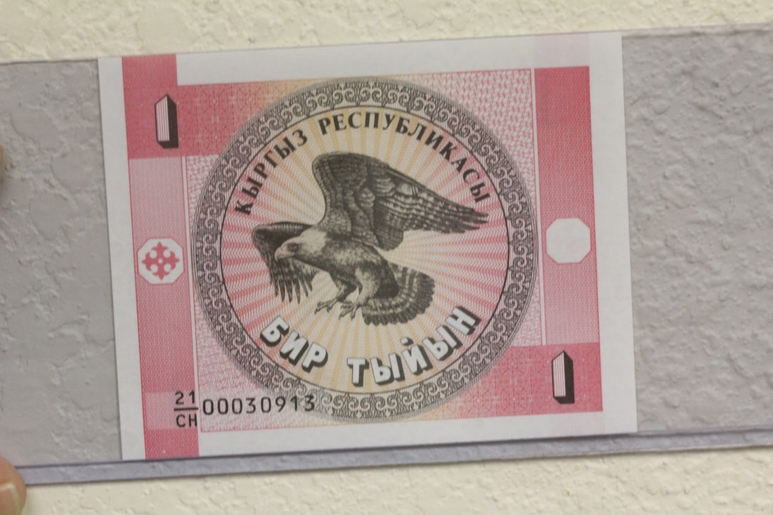 1993 Kyrgyzstan 1 Tyiyn Banknote: as shown