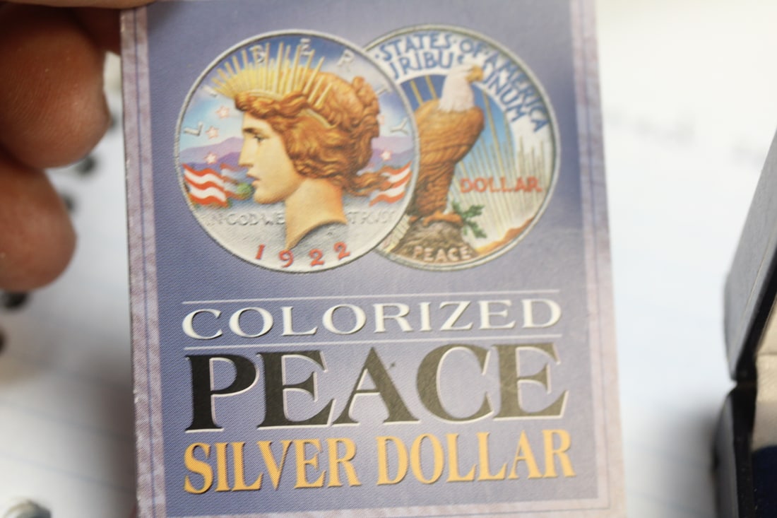 Colorized Peace Dollar - 3