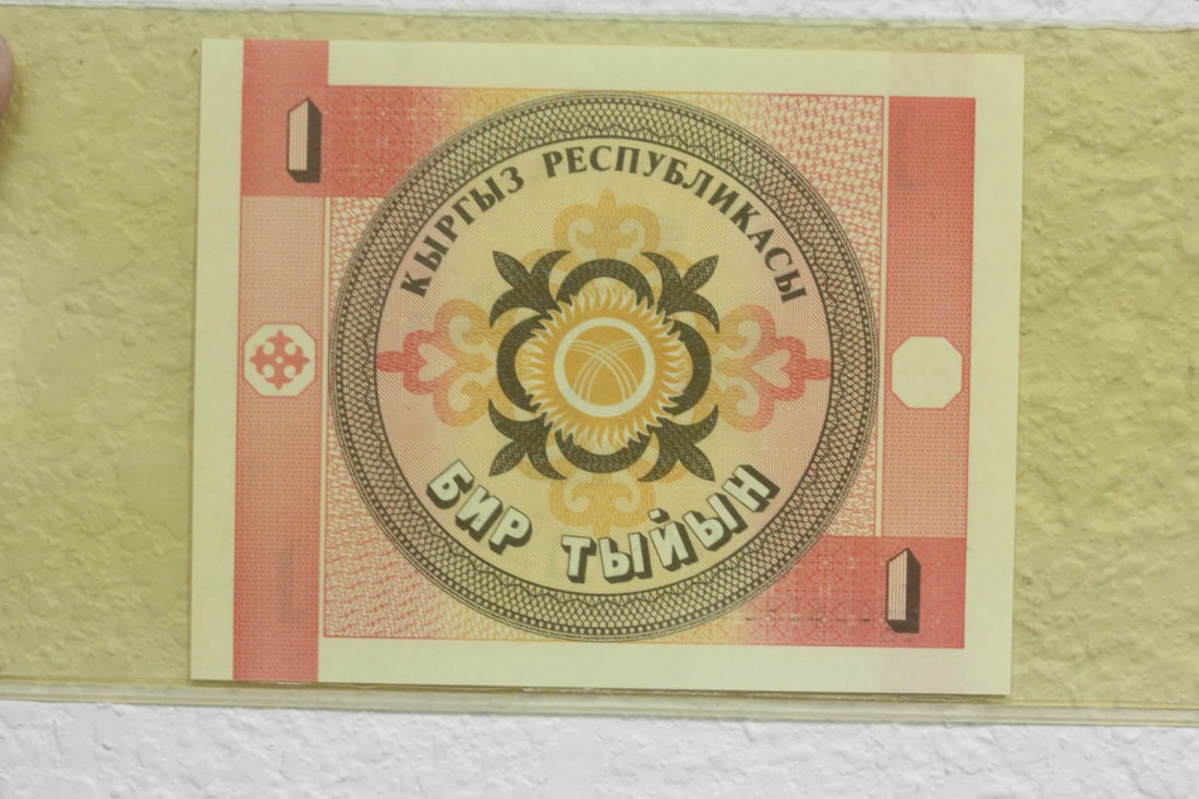 1993 Kyrgyzstan 1 Tyiyn Banknote - 2
