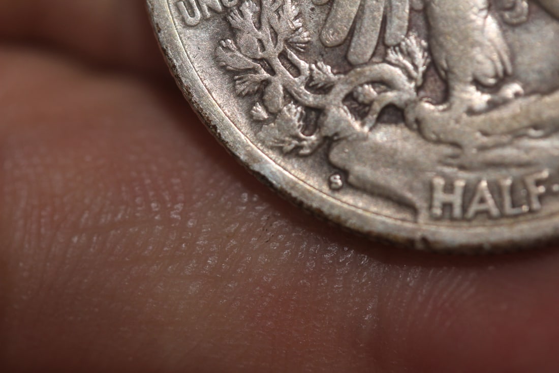 1937-S Walking Liberty Silver Half Dollar - 3