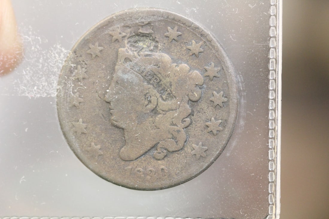1830 Large Cent: as shown