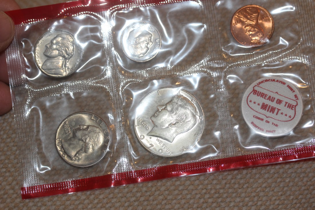 1970 Treasury Department Coin Set - 3